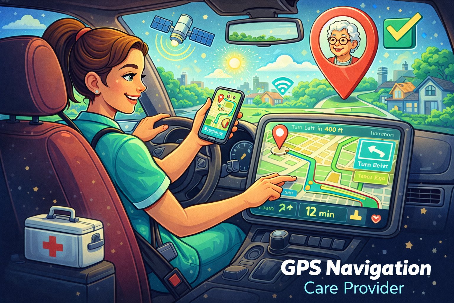 GPS Navigation for Care Providers